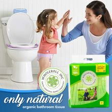 WHOLEROLL Organic Bamboo Toilet Paper Great for Potty Training 