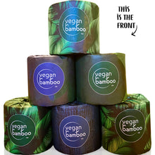 VEGAN BAMBOO Toilet Paper - 100% Organic Bath Tissue, Cruelty Free, Earth Friendly Plastic Free #12 Roll Count