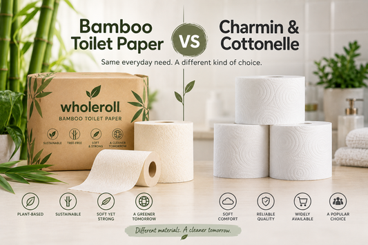 Bamboo Toilet Paper vs. Charmin & Cottonelle: A Side-by-Side Comparison