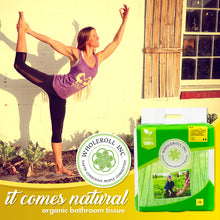 WHOLEROLL Organic Bamboo Toilet Paper as Natural as Yoga Stance