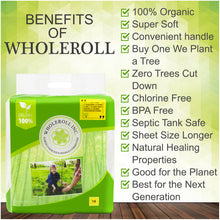 WHOLEROLL AND VEGAN BAMBOO BUNDLE #30 Big Rolls, Soft Organic Bamboo