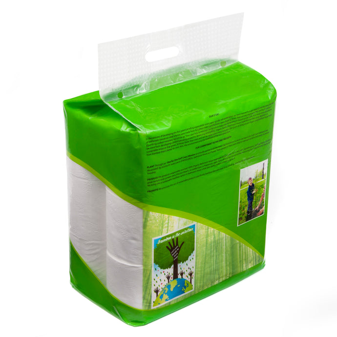WHOLEROLL Bamboo Toilet Paper, Soft and Chemical Free, Tree Free Organ